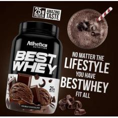 Imagem de Best Whey (900 G) Double Chocolate - Atlhetica Nutrition