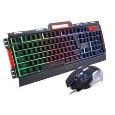 Imagem de Teclado Gamer Kit Teclado E Mouse Gamer - Preto