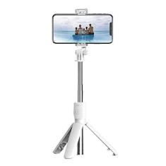 Imagem de Romacci BT Selfie Stick Dobrável Tripé 360 ° Rotação Suporte multifuncional portátil para celular ajustável para tirar fotos e gravar vídeos de shows ao vivo