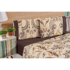 Imagem de Jogo De Cama Casal Padrão 4 Peças Naturale Micro 200 Fios