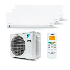 Imagem de Ar Condicionado Multi Split Inverter R-32 Daikin 18.000 Btus (2X Evap 9.000 E 1 Evap 12.000) Frio 220V