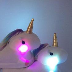 Imagem de Unicórnio Pelúcia Chinelos Quentes Com Luzes Led Winter Cartoon H