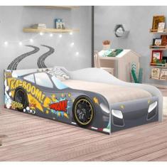 Imagem de Cama Carro Kaboom Chumbo Solteiro