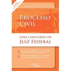 Imagem de Direito Processual Civil Para Concurso De Juiz Federal - Oliveira, Vallisney De Souza - 9788572835527