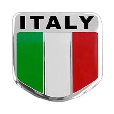 Imagem de Emblema Bandeira Itália Fiat 500 Uno Palio Linea Punto Argo