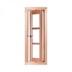 Imagem de Vitrô Pivotante Quadriculado 100cmx40cmx12cm VE961 Esel Marroml