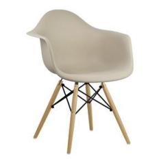 Imagem de Cadeira Charles Eames Eiffel Design Wood Com Braços - Trato