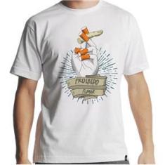Imagem de Camiseta Proibido Fumar Masculina  Hipsters Camisetas