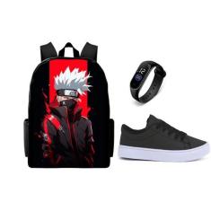 Imagem de Conjunto Bolsa Mais Tenis Casual E Relogio Digital Led Lançamento - Ka