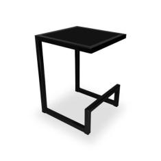 Imagem de Banqueta Banco Baixo Rochester Cozinha Área Gourmet Preto e Preto - Ge