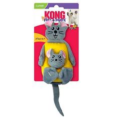 Imagem de Brinquedo Para Gatos Ratinho Kong Pull-a-partz Chezzy Catnip