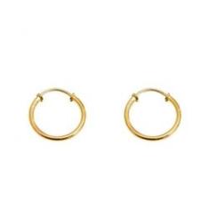 Imagem de Brinco Argola de Ouro 18k Fio Redondo 15mm