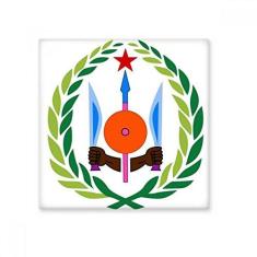 Imagem de Decalque brilhante de ejo de cerâmica com emblema nacional Djibouti Djibouti