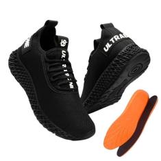 Imagem de Tênis Masculino Esportivo Caminhada Academia Ginástica Com Palmilha Gel b-Masculino