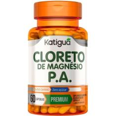 Imagem de Katiguá, Cloreto de Magnésio P.A., Sem sabor, 60 Cápsulas rígidas • 30 doses, Laranja