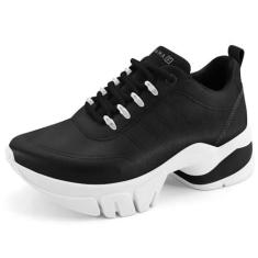 Imagem de Tênis Chunky Feminino Preto Branco Ramarim 2380103-0012