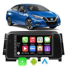 Imagem de Kit Multimídia Nissan Versa 2021 2022 2023 7" Android-Auto/CarPlay Tv 