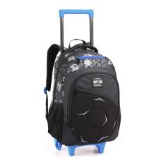 Imagem de Mochila Rodinhas Bola Futebol Shock Escolar Infantil Seanite-Masculino