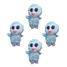 Imagem de Kit C/4x Brinquedo de Pelúcia Pinguim Azul - Ty Rara