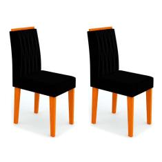 Imagem de Conjunto Com 2 Cadeiras Ana Ii Ipê E 