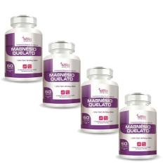 Imagem de 4x Magnésio Quelato 260mg Por Porção 60 Caps Nataly