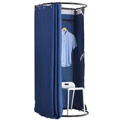 Imagem de Guarda-roupa Vestiário portátil Removível Simples Vestiário Loja de Roupa Móvel Vestiário, Para Shopping Centers Economize Espaço armário