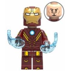 Imagem de Boneco Blocos De Montar Homem De Ferro Armadura Mark Mk8 - Mega Block