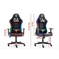 Imagem de Cadeira Gamer King Preto Rgb Cl-Ck047 Clanm