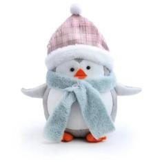 Imagem de Enfeite De Natal Pinguim Com Gorro E Cachecol - 40cm  - 1 Unidade - Cr