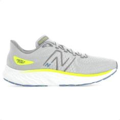Imagem de Tênis New Balance Fresh Foam X Evoz V3 Cinza E Amarelo - Masculino