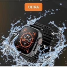 Imagem de Relogio Smartwatch Feminino Preto Ultra 8 Para Samsung Android E Ios -