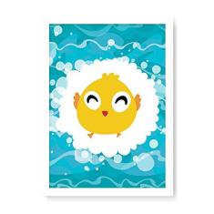 Imagem de Arte Maníacos Quadro Decorativo Pinto Água - 23x16,25cm (Moldura caixa em laca )