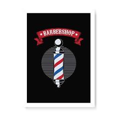 Imagem de Arte Maníacos Quadro Decorativo Barbershop Pirulito - 23x16,25cm (Moldura caixa em laca )