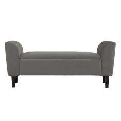 Imagem de Recamier Bau Malibu 1,40m Suede Cinza - Inova Decor