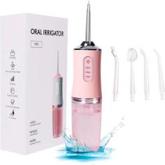 Imagem de Irrigador Jato D Água Portátil Elétrico Oral Dente E Lingua - HGA