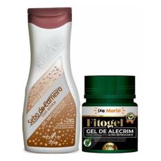 Imagem de Kit Massageador Combate A Dor Muscular: Gel Sebo De Carneiro + Gel De