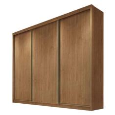 Imagem de Guarda Roupa Casal 3 Portas 8 Gavetas Arezzo - Móveis Novo Horizonte - Cumaru