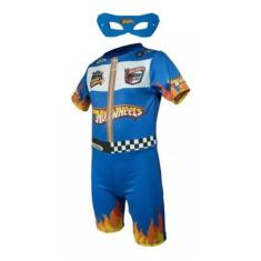 Imagem de Fantasia Infantil Roupa Hot Wheels Com Máscara - SGB MODAS E VARIEDADE