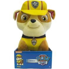 Imagem de Pelúcia Patrulha Canina Rubble 30cm Brinquedo Sunny