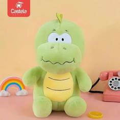 Imagem de Pelúcia Dinossauro Dino Bebê Infantil 35 cm Brinquedo Divertido Castela