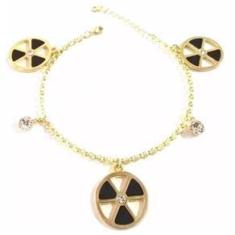 Imagem de Pulseira Profissão Radio Radiologia Folheado A Ouro 18k