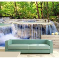 Imagem de Papel de Parede Cachoeira 3D 2M² na 018