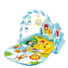 Imagem de Tapete Infantil Floresta Musical Azul Menino Color Baby