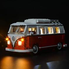 Imagem de Briksmax Volkswagen T1 Camper Van Led Kit de iluminação compatível com lego 10220 blocos de construção modelo - não incluir o conjunto lego