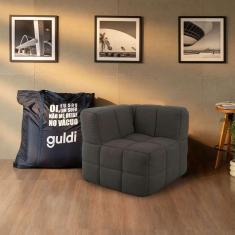 Imagem de módulo canto sofá guldi popup linho grafite