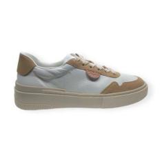 Imagem de Tenis Feminino Anacapri Casual Atacador Bicolor Branco-Feminino