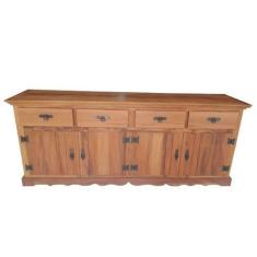 Imagem de Balcão Rústico Dante Em Madeira De Demolição - Cód 2287 - Barrocarte