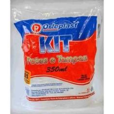 Imagem de Pote Desc Orleplast 350ml C/tpa 25un
