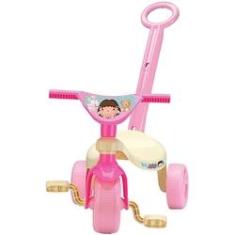 Imagem de Velotrol Infantil Motoca Triciclo Menina Doll com Haste
