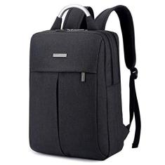Imagem de Mochila de ombro portátil portátil neutro bolsa de ombro empresarial à prova de água Nylon desgaste mochila multi-camada à prova de choque para computador